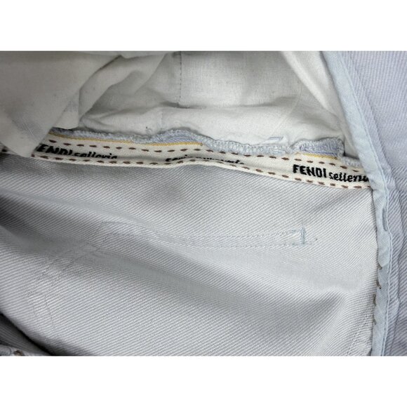 Fendi Selleria Light Wash Denim Jeans Women’s Size 28 US 6 - Picture 9 of 9